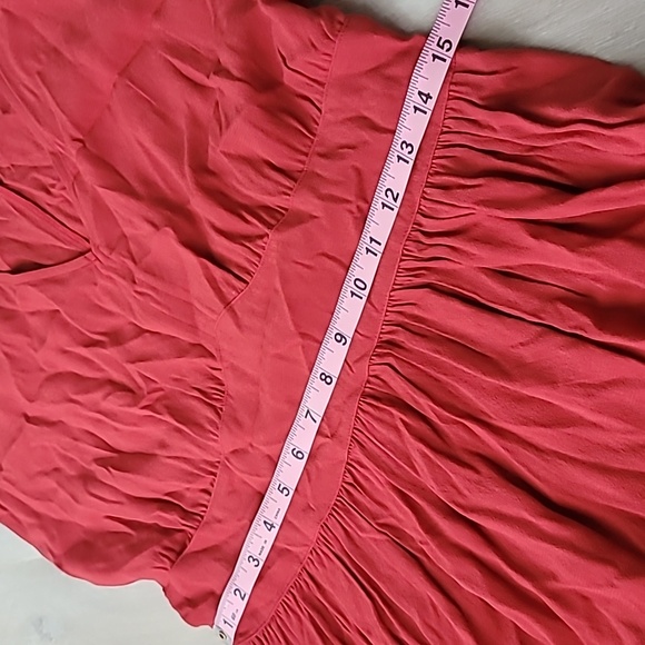 Gently used LOFT red dress size M - Picture 5 of 6